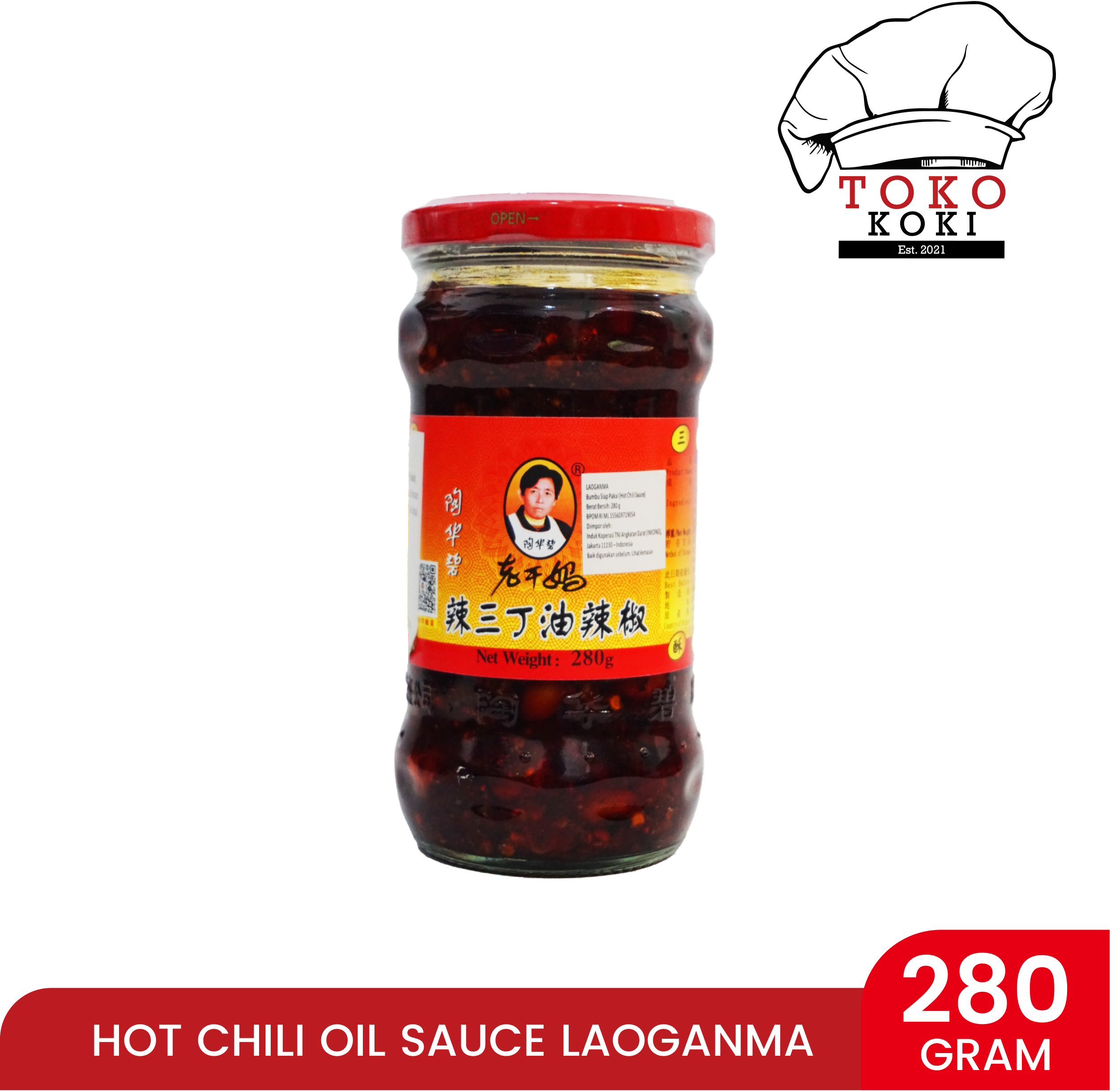 Laoganma Hot Chillie Sauce 280gr