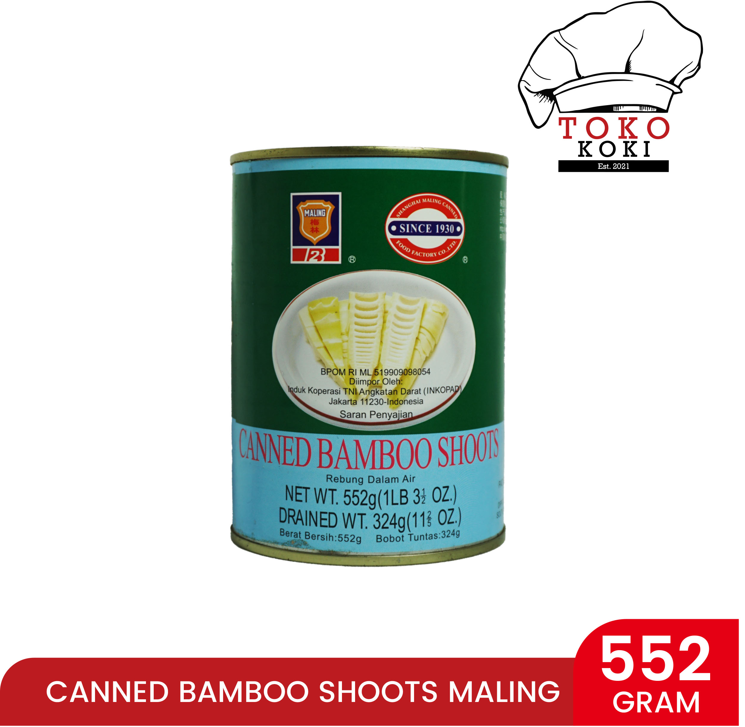MaLing canded bamboo shoots 552gr