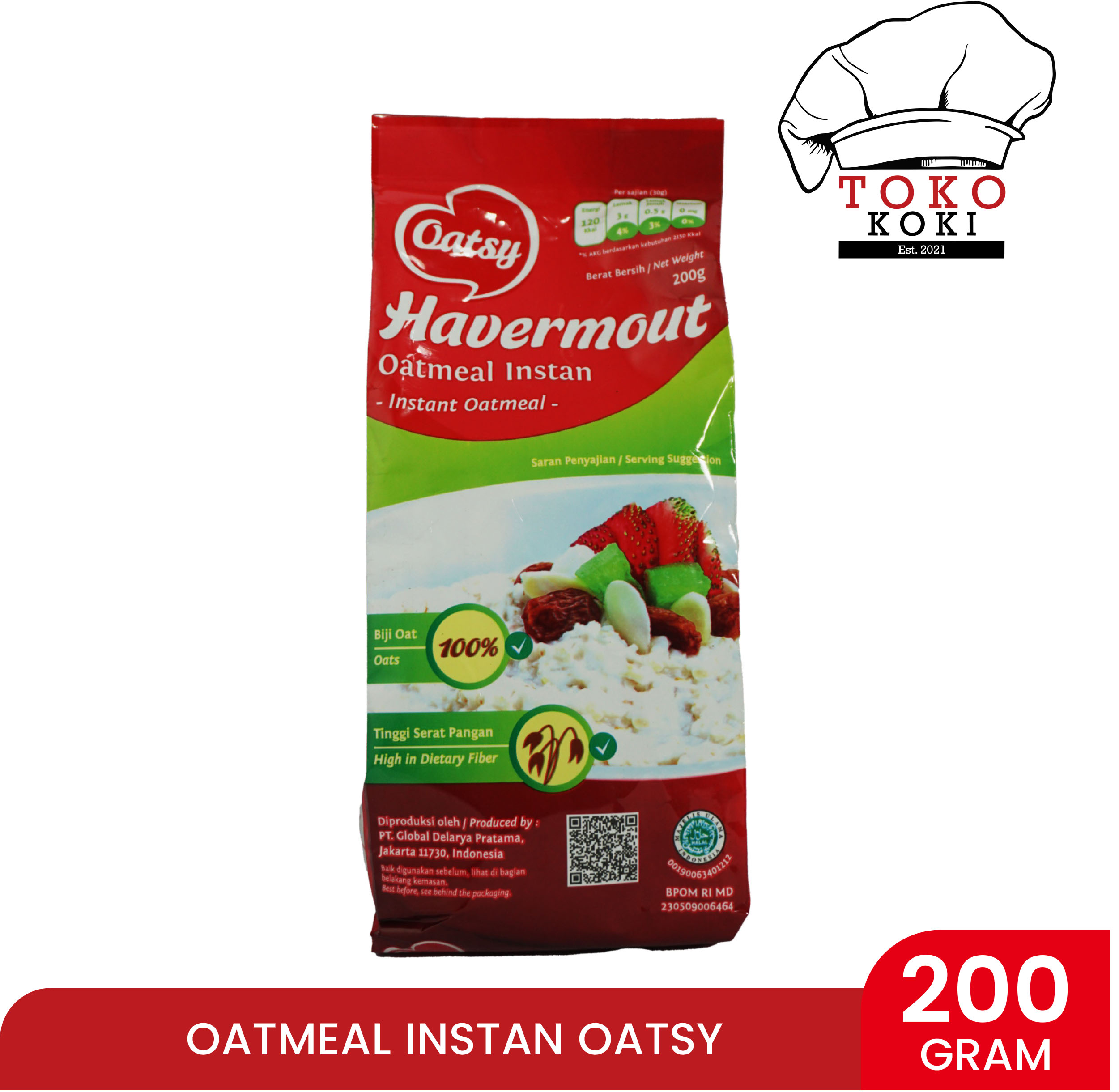 Oatsy instan oatmeal 200gr