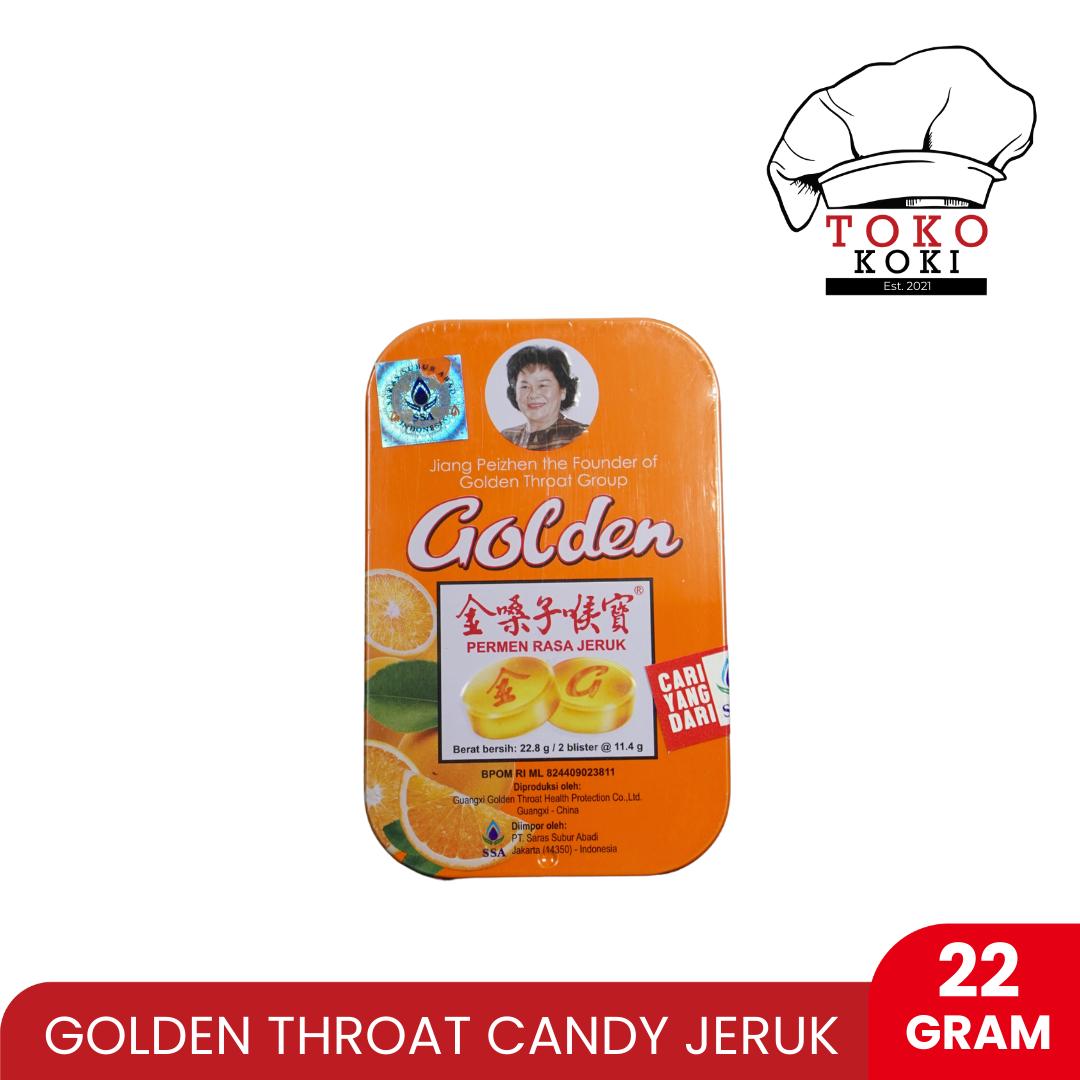 GOLDEN THROAT CANDY JERUK 22GR