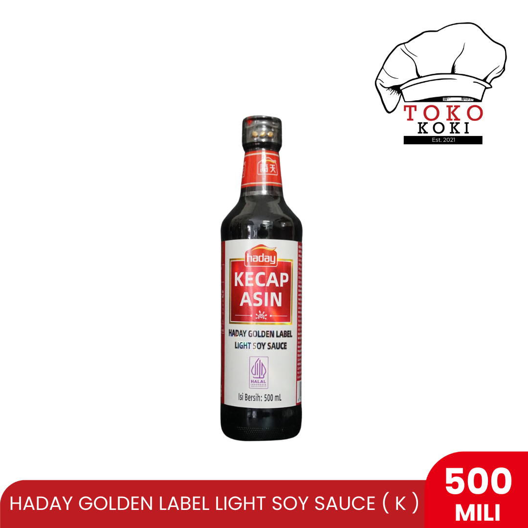 HADAY GOLDEN LABEL LIGHT SOY SAUCE (K) 500MILI