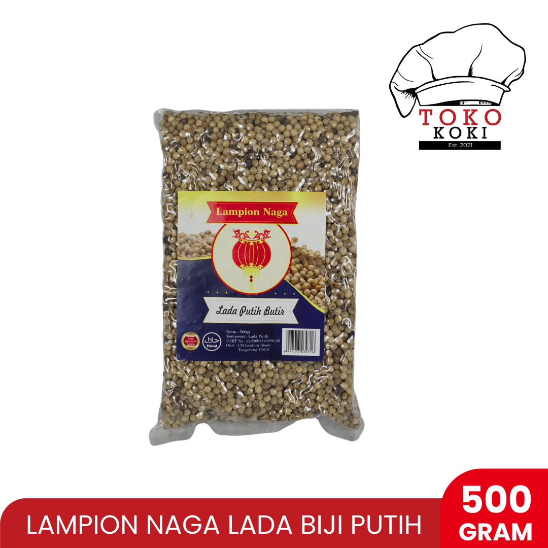 LAMPION NAGA BIJI PUTIH 500GR