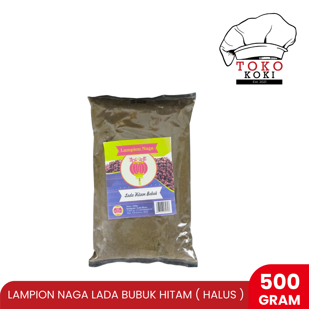 LAMPION NAGA LADA BUBUK HITAM (HALUS) 500GR