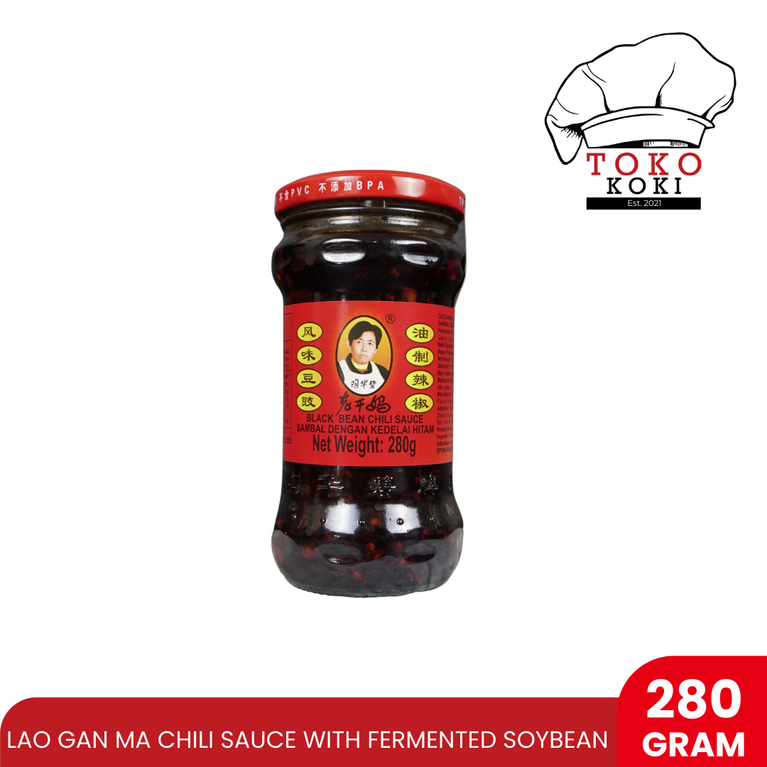 LAO GAN MA CHILI SAUCE WIHT FERMENTED SOYBEAN 280GR