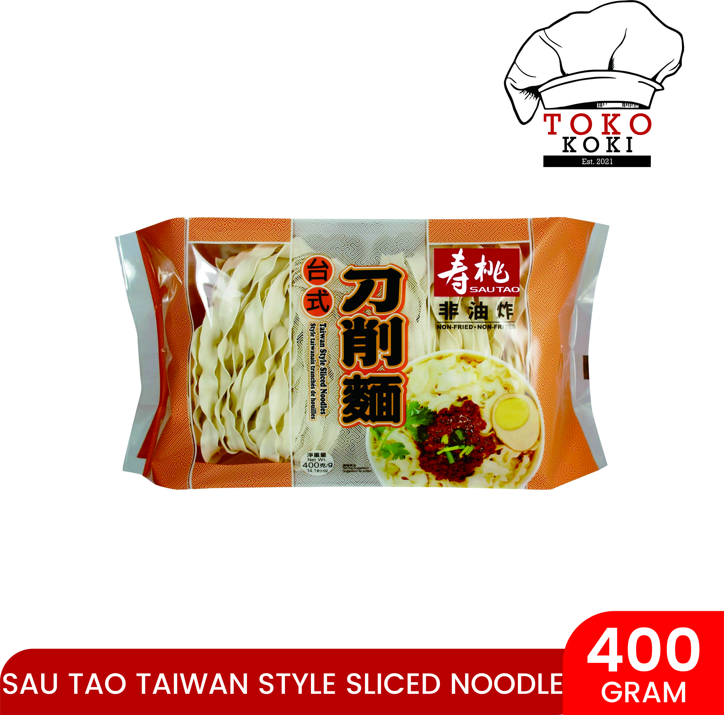 ( SSF 267 ) SAU TAO TAIWAN STYLE SLICED NOODLE 400GR