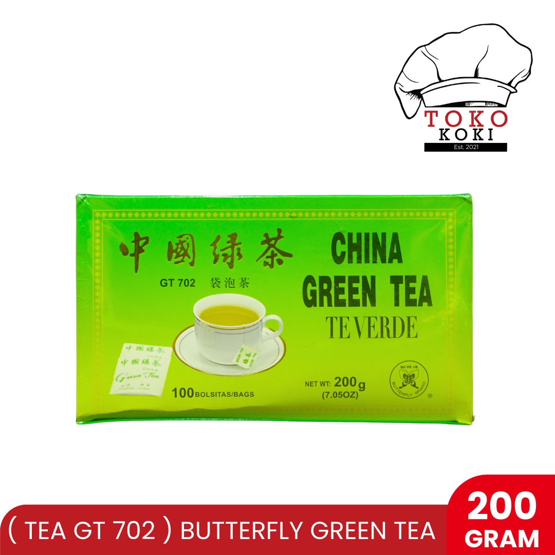 TEA GT 702 BUTTERFLY GREEN TEA 200GR