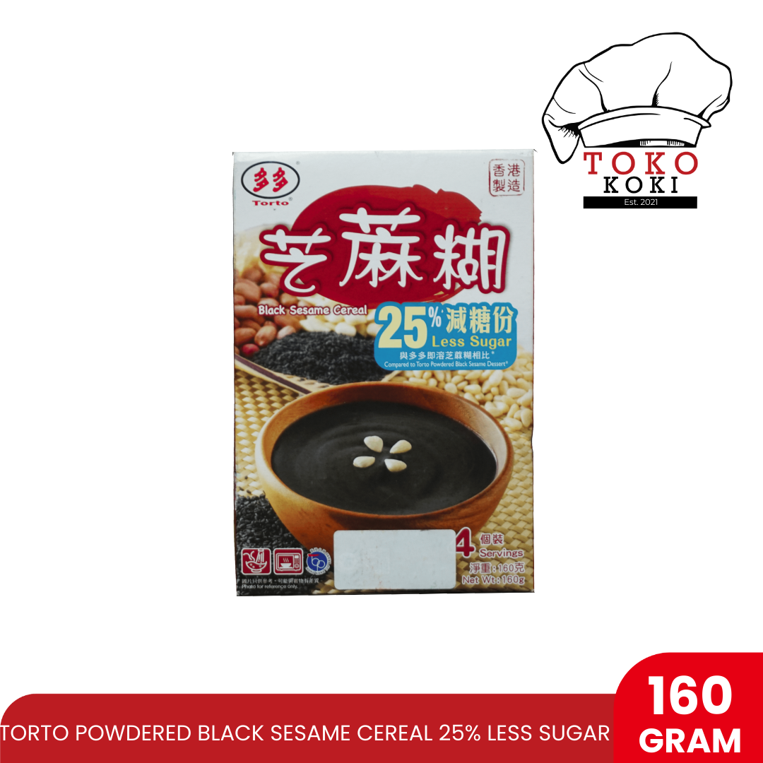 TORTO PWD BLACK SESAME CEREAL 160GR